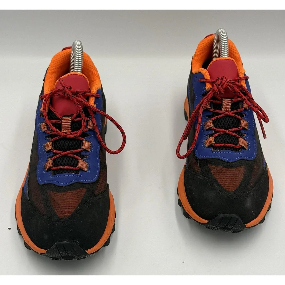 Merrell Moab Speed Waterproof Hiking Sneaker Boys Size 6M Orange Blue Casual